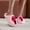 cotton slippers - pink skull, variant on ZELAND Unisex Halloween Pumpkin Ghost Warm Winter Cotton Slippers - Thick Sole, Anti-Slip, Indoor House Shoes