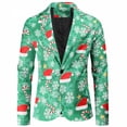 thumbnail image 5 of Chaqueta navideña para hombre, chaqueta de traje, chaqueta de abrigo de Navidad y Año Nuevo, chaqueta de fiesta de Papá Noel, traje de fiesta de carnaval de noche de Navidad, 5 of 5