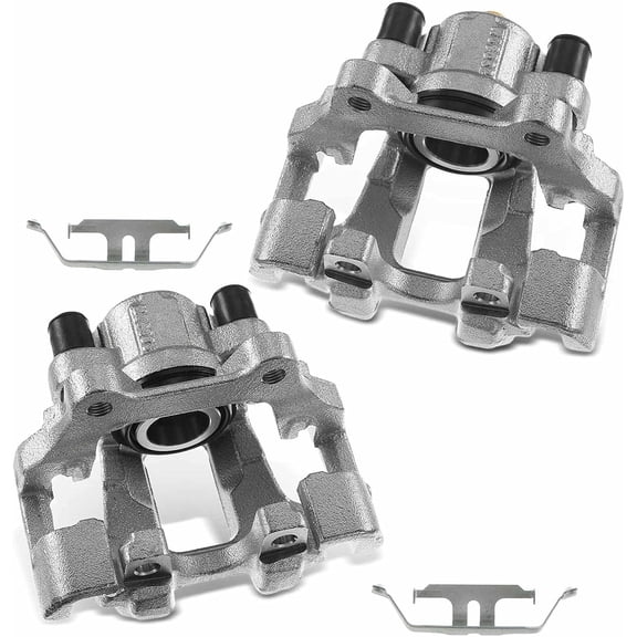A-Premium Brake Caliper Assembly Compatible with BMW 228i 230i 320i 328d 328i 330e 330i 428i 430i 2013-2018 Rear Left and Right 2-PC