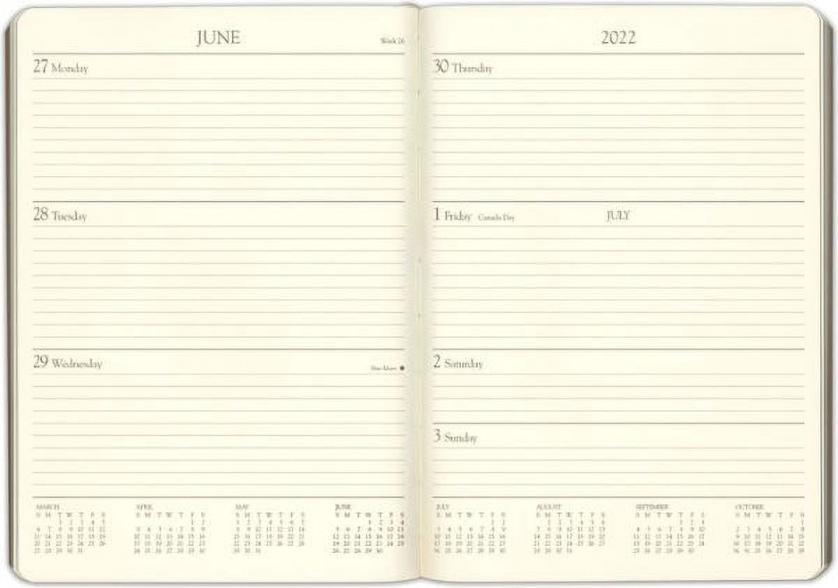Gallery Leather 2022 Super Sonic Cambridge Weekly Desk Planner, 8"x5.5"