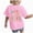 A43-Pink, variant on Ccpelsie Girls Short Sleeve T-Shirts Kids Cute Graphic Basic Tees Fashion Summer Crewneck Tops White,13-14 Years