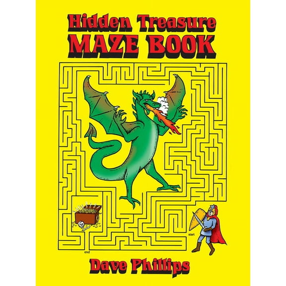 Dover Kids Activity Books: Hidden Treasure Maze Book (Paperback)
