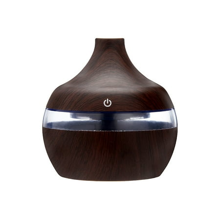 

RKSTN Essential Oil Diffuser 300ml Wood Grain Cool Mist Humidifier for Essential Oils Aromatherapy Air Vaporizer 7 Color LED Lights