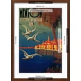 thumbnail image 5 of Art.com Menton, France - French Riviera Travel Poster No. 1 Art Print by Lantern Press, Brown Frame Wall Art, 17" x 23", 5 of 5
