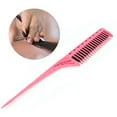 thumbnail image 1 of Peine de Cola de Rata, Peine Triple Para Peinar el Cabello Con Antideslizante Para Uso Profesional En Peluquería, 1 of 7