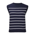 thumbnail image 3 of AherBiu Womens Sweater Tank Tops Striped Crewneck Knitted Sleeveless Cropped Going out Tops for Women, 3 of 6