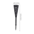 thumbnail image 2 of Moluckfu 2Ud Jarrón Hueco Negro Con Estaca Para Flores En Tumbas Uso Decorativo Prolongado, 2 of 8