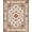 Terracotta Sage Cream, Pattern 1, variant on Design&I 8'x10' Washable Area Rug Vintage Boho Ornate Bordered Symmetry Distressed Scroll Border for Living Room, Family Extra Large Skid-Resistant Low Profile