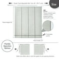thumbnail image 4 of Piecenat Panel Track Blinds 23 in Cordless Paper for Sliding Door Vertical Window Blinds, Beige, 85.5 in x 96 in, 4 of 7