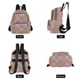 thumbnail image 4 of FORMRS Mini Backpack Purse for Women Quilted Travel Daypack Casual Shoulder Bag, Colorful Geometric Shapes, 4 of 7