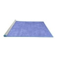 thumbnail image 2 of Ahgly Company Machine Washable Indoor Rectangle Abstract Blue Contemporary Area Rugs, 4' x 6', 2 of 4