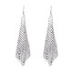 thumbnail image 4 of Pendientes de moda europeos y americanos, pendientes de borlas con lentejuelas de metal, pendientes largos geométricos cuadrados creativos, 4 of 6