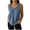 Blue, variant on Hvyesh Womens Casual Tank Tops Summer Sleeveless Tshirt Loose Fit V Neck Tanks Top Blouse Shirts