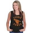thumbnail image 4 of Veggie Power Cute Vegetarian Fighter Tank Top T Shirts Men Women Brisco Brands S, 4 of 5