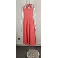 thumbnail image 4 of Women's Halter Neck Midi Dress Sleeveless High Waist Dress for Summer Beach Wedding Guest Casual Wear, 4 of 9