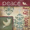 thumbnail image 3 of Lewis, Kim 12x12 Black Modern Framed Museum Art Print Titled - Peace Joy Love, 3 of 5