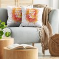 thumbnail image 5 of Ambesonne Saying Throw Pillow Cover 2 Pack, Warm Color Splash Message, 18", Orange Yellow, 5 of 5
