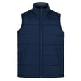 thumbnail image 2 of HANMUN Men's Puffer Vest Stand Collar Quilted Sleeveless Jacket Outerwear for Casual Work Travel Outdoor Streetwear, 2 of 5