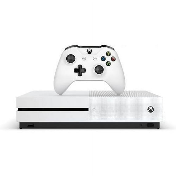 Restored Microsoft 23400051 Xbox One S White 1TB Gaming Console with HDMI Cable (Refurbished)