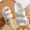 thumbnail image 2 of WIZUTIZ Shower Shoes Women Sports Soft Women's Slide Sandals Summer EVA Soft Shower Shoes Platform Heels Slip on Sandals Beach Slide Sandals Outdoor Non-Slip Slides for Ladies Mother's Day Gifts, 2 of 3