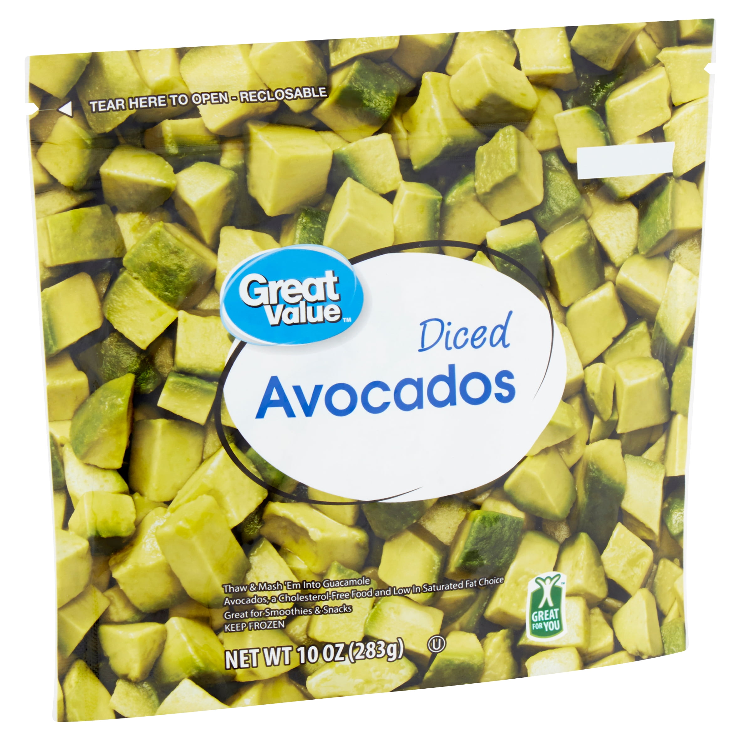 Great Value Diced Avocados, 10 Oz