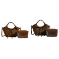 thumbnail image 1 of Bolso Bandolera para Mujer Con Correa Ajustable Cuero PU (marrón), 1 of 8