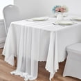 thumbnail image 2 of 10FT Chiffon Table Runner for Wedding Decorations Rustic Table Runner Sheer Decor for Bridal Shower,Birthday Party,Baby Shower, 2 of 8