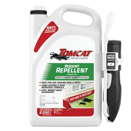 Tomcat Repellents, Rodent Repellent Ready-to-Use - Mouse and Rat Prevention, 1 gal.
