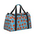 thumbnail image 2 of Fotbe Cartoon Watermelon Bolsa de Viaje con Estampado, Bolsa de Fin de Semana para Mujer con Compartimento para Zapatos, Bolsa de Gimnasio con Bolsillo Húmedo, 2 of 7