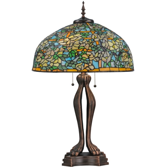 Meyda 35.5-inch Labernum Trellis Table Lamp - 35.5