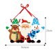 thumbnail image 1 of Colgador de puerta de Navidad, colgantes de fiesta de año nuevo, adornos de árbol de Navidad, Papá Noel, alce, muñeco de nieve, decoración de Feliz Navidad, 2024, 1 of 4