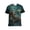Multicolor2, variant on Men's Wolf Print T-Shirt, Moon Forest Graphic Tee, S-4XL