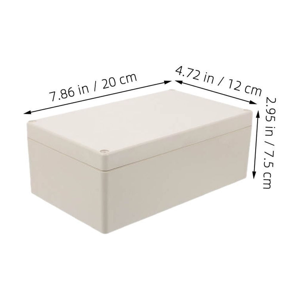 MLINS 2-Pack Waterproof Outdoor Electrical Project Enclosure Box for Switches and Wiring Protection