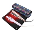 thumbnail image 3 of Hair Tool Organizer Bag with Heat Resistant Mat Removable Travel Storage Case for Hot Air Brushes Curling Irons Cartoon Truck Pattern, 3 of 8