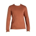 thumbnail image 5 of George Men's & Big Men's Cotton Crewneck T-Shirt with Long Sleeves, Size XS-3XL, 5 of 5