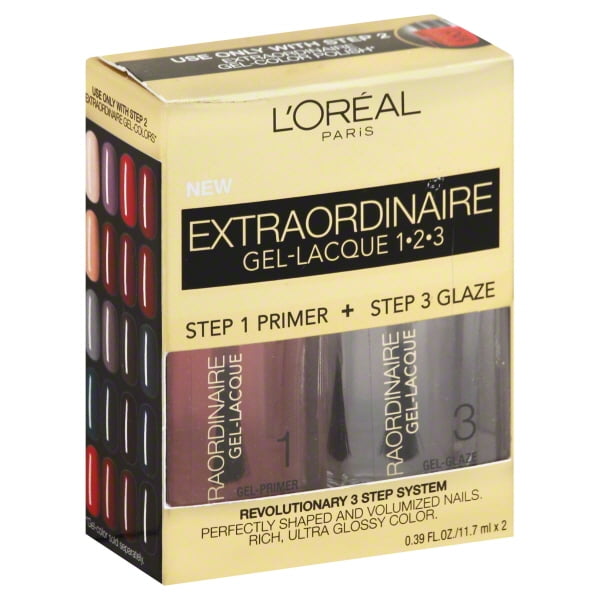 Loreal Loreal Extraordinaire Gel-Lacque 1-2-3 Nail Kit, 0.78 oz