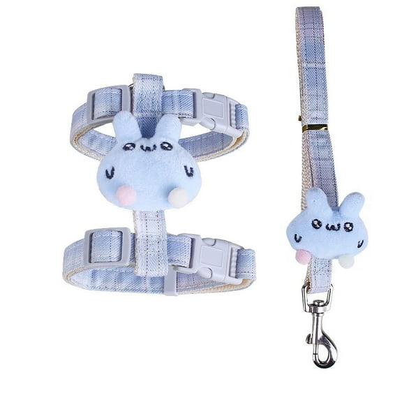 Adjustable Cat Harness Leash Set Breathable Vest Escape Proof Kitten Chest Strap Easy Control Pet Cat Adjustable Collar Supplies
