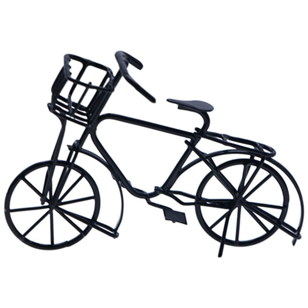 Mini bicicleta de metal, modelo de bicicleta en miniatura, bicicleta de escritorio, modelo de bicicleta, accesorio para fotos