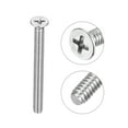 thumbnail image 4 of Uxcell 8#-32x1-3/4" Flat Head Machine Screws Phillips 304 Stainless Steel Bolts 25 Pack, 4 of 5