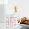 thumbnail image 2 of Coquette Pink Bows Ceramic Mug Coffee Cup 11oz,Pink Bows Mug,Pink Bows Coffee Mug,Cherry Gifts,Pink Bows Gifts,Pink Bows Gifts For Women,Pink Bows Mug,Pink Bow Gifts, 2 of 6