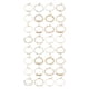 thumbnail image 3 of Minnieouse Pulseras de tobillo Cadenas de pie Joyas para el cuerpo Tobilleras de mujer para decoración de vestidos Type2 NO2 Minnieouse CBP220247, 3 of 6