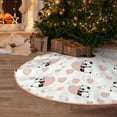 thumbnail image 6 of KLL Heart Panda Christmas Tree Skirt 48" ,Party Decorations Farmhouse for Christmas Decorations Holiday Party, 6 of 6