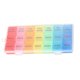 thumbnail image 3 of Cateissary Pastillero con 21 compartimentos para caramelos, chicles, joyería, caja para tabletas, para interiores y exteriores, hogar, trabajo, viajes de Type2 NO2 Cateissary HA000536-00B, 3 of 6