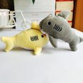 thumbnail image 4 of AYYUFE 12cm Shark Plush Stuffed Hanging Doll Key Chain Pendant Bag Gift, 4 of 7