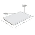thumbnail image 5 of Kitchenaid Classic Nonslip Plastic/Poly Cutting Board, 12x18-inch, White, 5 of 7
