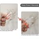 thumbnail image 4 of Ganchos con ventosa, reutilizables e impermeables, colgador de toallas de ducha transparente para decoraciones de cocina y baño, fácil de instalar, diseño único y hermoso, paquete de 2, 4 of 5