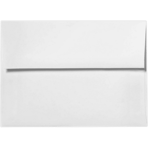 LUXPaper A10 Invitation Envelopes, Bright White, 6 x 9 1/2, 50/Pack