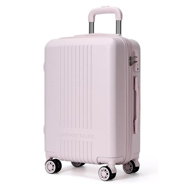 Maleta De Viaje Carry On 20" de Mano Cabina 10kg Rígida Doble Refuerzo Con * TSA Lock * Luggage suitcase Armored Travel