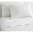 thumbnail image 3 of Split Head King Fitted Sheet with 2 Pillowcases 1000-TC Organic Cotton 18" Deep Pockets 3-PC Set - White, 3 of 7