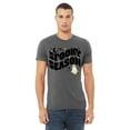 thumbnail image 2 of Spooky Season Halloween Shirt Cute Ghost Costume Unisex Men's T-shirt, 2XL, Charcoal, 2 of 6